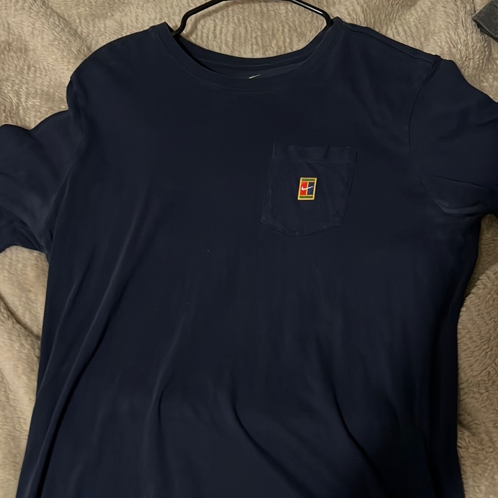 Nike navy blue shirt with pocket